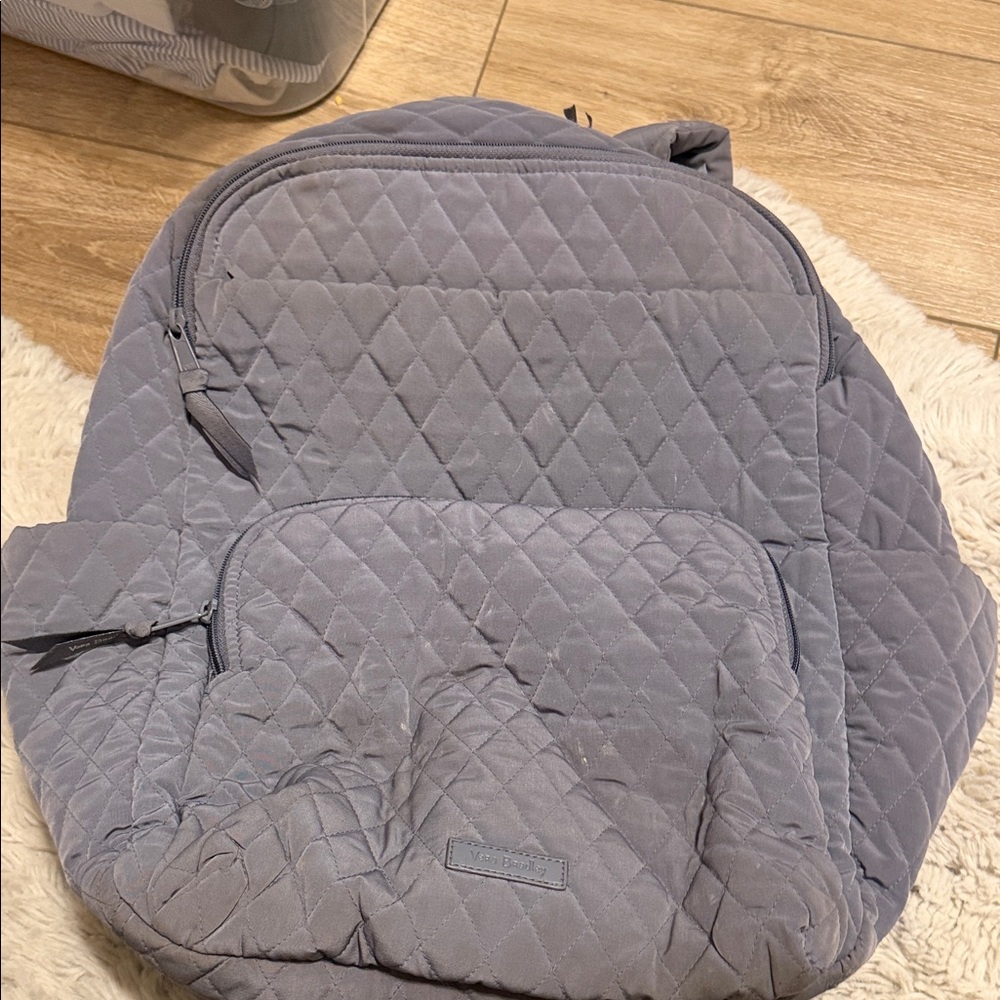 Vera Bradley Quilted Backpack with Floral Lining